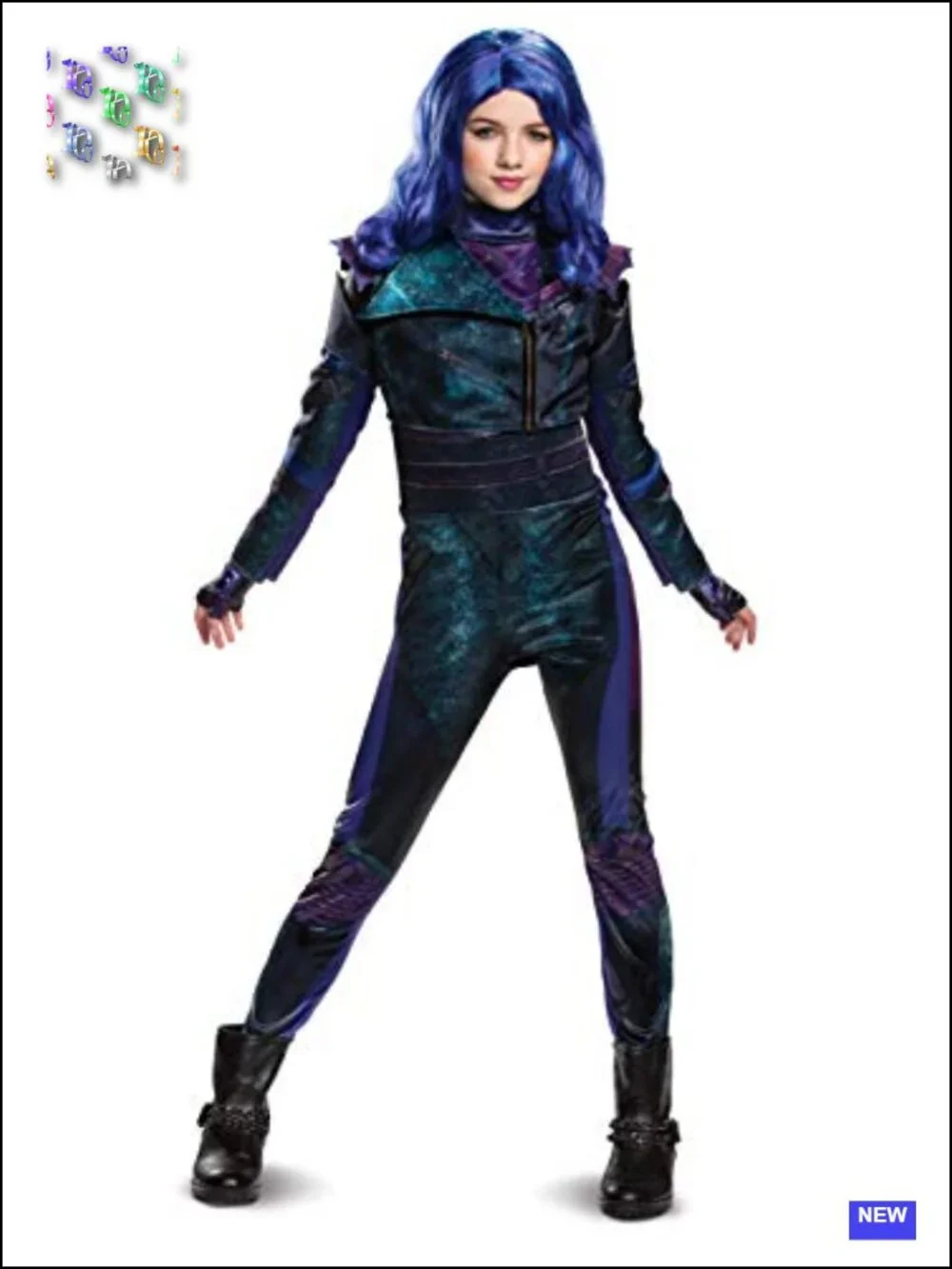 Mal Descendants 3 Girls Costume Medium 7-8 Halloween Cosplay Officially